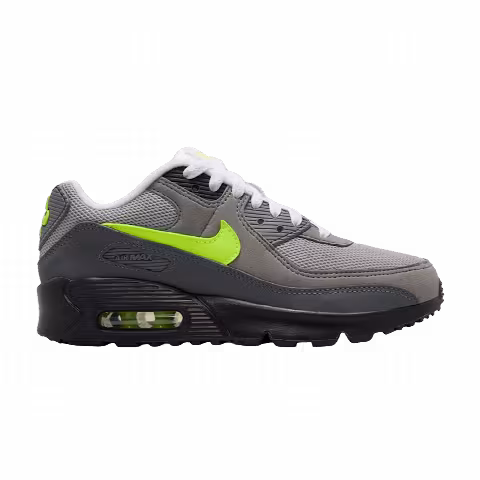 Nike Air Max 90 GS 'Black Anthracite Neon Yellow'