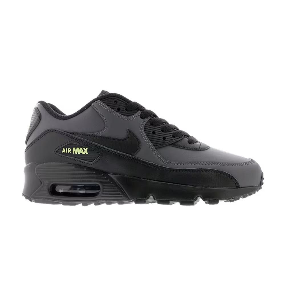 Nike Air Max 90 Leather GS Dark Grey Black
