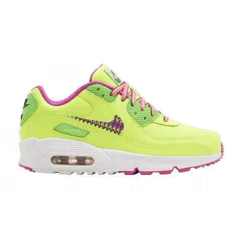 Nike Air Max 90 Leather GS 'Volt Fire Pink'