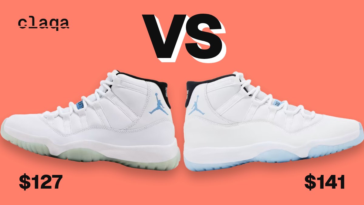 Air Jordan 11 “Legend Blue” and Air Jordan 11 “Legend Blue / Columbia” sneakers